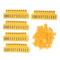 thumbnail image 2 of Cattle Ear Tags, 3.15x2.36in Large Plastic Livestock Ear Tags for Sheep Cattle Calf  Number 001-100, Livestock Tag Animal Identification Ear Tag for Cows Ear Tag, 2 of 7