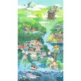 thumbnail image 1 of Cuadros Decorativos Viajes de dibujos animados Punto de cruz completo 11CT Hilo de algodón DIY Kits impresos (4) Likrtyny embutido en tela, 1 of 9