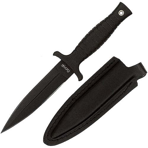 Fury Fixed Blade Boot Knife with Black Clip-On Sheath by Generic