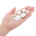 thumbnail image 4 of 15mm Steel Disc, 50pcs Metal Stamping Blanks Tags Circle Stainless Steel Metal Plate for Laser Engraving, Silver Tone, 4 of 6