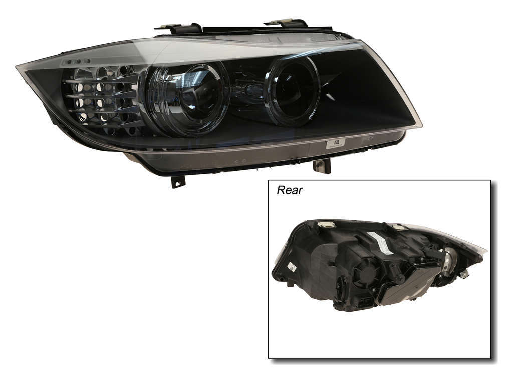 Genuine OEM Replacement for w/o Bulbs 20092011 BMW 335i Headlight Assembly Right for BMW 335i