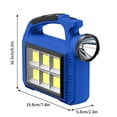 thumbnail image 2 of Qholemyo Rechargeable Strong Light Portable Lamp Household Outdoor Red Light Multi-function High-power LED Emergency Searchlight with rechargeable led flashlight flashlights, 2 of 2