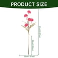 thumbnail image 4 of Red Flowers, Faux Silk Mini Chrysanthemum Stems, 1PC Fake Mums Artificial Flowers for DIY Wedding Centerpieces Arrangements and Floral Crafts, 4 of 8