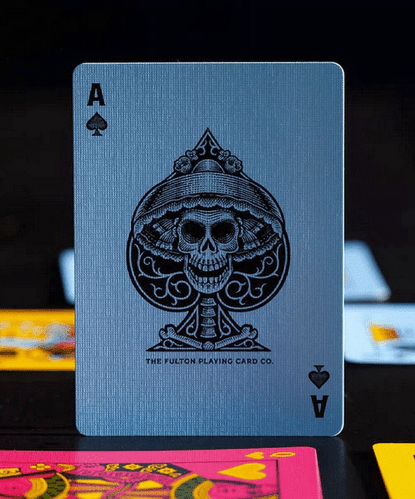 Limited (Pink) Gilded Fulton's Day of the Dead Muertos Edition Playing Cards