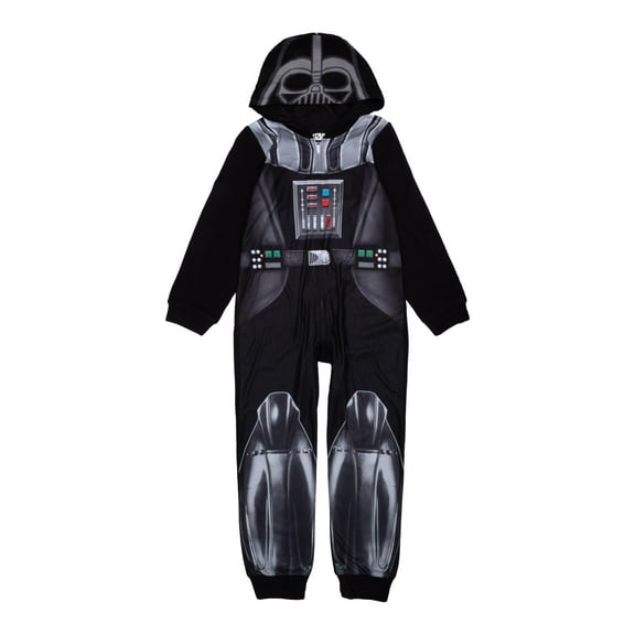 STAR WARS Hooded Blanket Sleeper, Comfortable Pajamas, Soft & Cute for Kids, VADER, 6