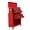 Red, variant on 8 Drawer Rolling Tool Chest,2-in-1 Detachable Top Box,Metal Tool Storage Cabinet with Drawer Liners,Lockable Wheels & Side Hooks,Heavy-Duty Tool Cart for Garage Workshop,Black