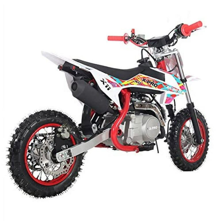  X-PRO X11 110cc Dirt Bike Gas Dirt Bike Pit Bikes Dirt Pitbike  with Automatic Transmission, 10/10 Tires! (Black) : Automotive
