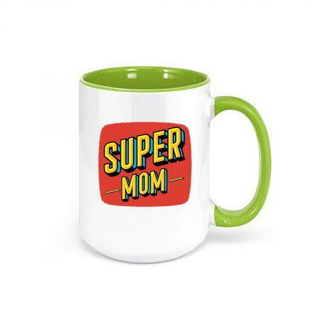 

Super Mom Coffee Mug Super Mom Mom Mug Coffee Cup For Mom Mother s Day Gift Mom Birthday Gift Super Mom Cup Gift For Her Sublimated GREEN