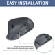 thumbnail image 4 of Reemplazo de tapa de espejo lateral derecho para pasajero ABS de 1 pieza en gris para BMW 3 SERIES E90 E91 2008-2012, 4 of 7