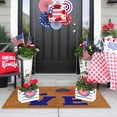 thumbnail image 3 of 4th Of July Welcome MatPolyester Door Mat With Letter Designs Non Slip Indoor Outdoor Rug For Bathroom Kitchen, 3 of 6