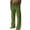 Green, variant on Just in from chaps Ofreoo Men's Cotton And Linen Elastic Waist Blended Breathable Comfortable Soft Beach Casual Trousers Full Length Pants Great Gifts for Less