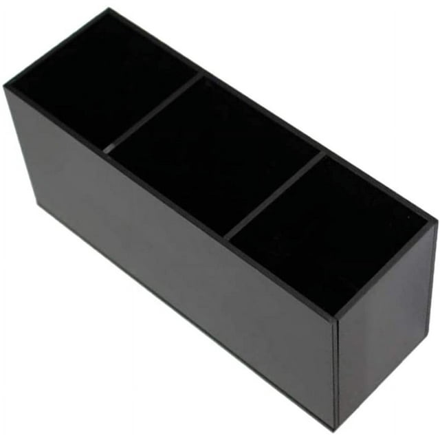 Organizador de maquillaje de 3 ranuras, soporte para brochas cosméticas, soporte para lápiz labial