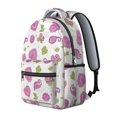 thumbnail image 1 of Pioneer Flower Floral Print Pattern Backpack for School, Cute School Bag with Adjustable Shoulder Straps and Padded Back, 15.3"x11"x7.1", 1 of 4