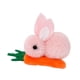 thumbnail image 3 of Pinzas para el pelo peludas de zanahoria de Pascua, horquillas para el pelo para niños, para fiestas, tiempo libre, compras Rosa, 3 of 7