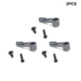 thumbnail image 4 of Ounissouiy 3 piezas de brazo servo de Metal para coche RC color negro Gris Type3 NO3, 4 of 6