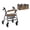 Brown Leopard Print, variant on COEQINE Rollator Seat & Roller Bar Covers with Large Capacity Storage Organizer 3 Pieces Set, Reusable Rollator Walker Accessories Gifts for Elderly, Purple Gold Marble