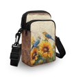 thumbnail image 3 of HELLHERO Shoulder Bag Sunflowers 4.33x1.97x7.09 with Zipper Closed Women for Travel Daily Use Women Adjustable Shoulder Strap, 3 of 5