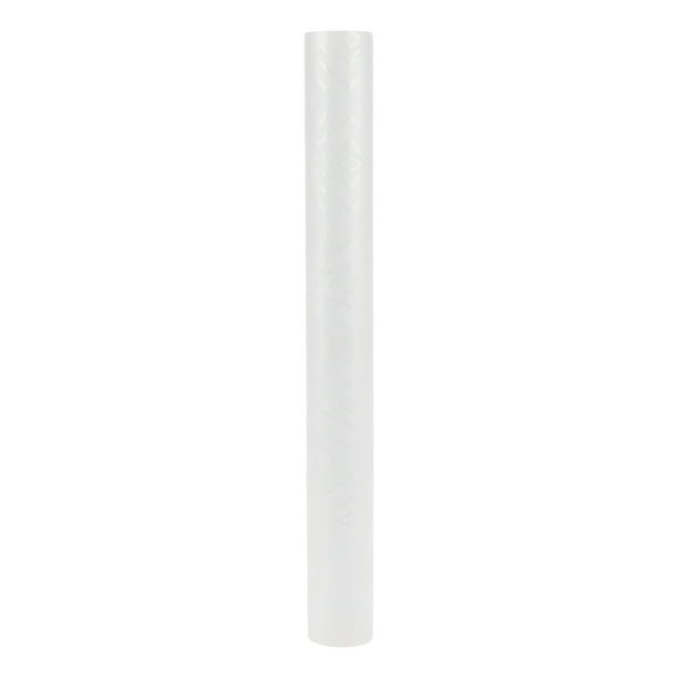 Forros de estante únicos 1 Pc Forro de cajón Patrón rombo 196.85"x17.72" Transparente