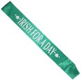 thumbnail image 4 of 6Pcs Fashion Ireland St. Patricks Day FOR A DAY Letters Printed Clover Sash Fancy Dress Accessory, 4 of 7