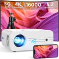 thumbnail image 1 of Proyector AKIYO WiFi Bluetooth 5G nativo 1080P 13000 lúmenes, 1 of 7