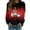 Red, variant on Fiaer Women's Sweatshirts Christmas Cute Graphic Crew Neck Long Sleeve Baggy Plus Size Pullover Comfort Breathable Lightweight Tops Red XL