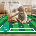 thumbnail image 4 of ODIKA 2'x3' Washable Doormat Non-Slip, Low Pile Door Football Stadium Motif Championship Covering Soccer for Entryway, Kitchen, Laundry Room, 4 of 7