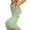 Green(New), variant on PNTUTB Women's Solid-Color Sports Set,Front-Zip Sports Bra and High-Waisted High Elasticity Shorts Casual Openwork Design Breathable Two-Piece Set