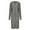 Gray, variant on Ozmmyan Women's Fashion Fall Winter Coat Casual Solid Color Knitted Sweater Cardigan Pocket Jacket