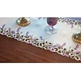 thumbnail image 2 of Lavender Lilac Table Runner (14" x 27"/ 14" x 34"/ 14" x 44"/ 14" x 54"/ 14" x 70"), 2 of 5
