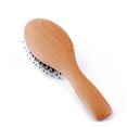 thumbnail image 4 of HEALEEP Brosse à Cheveux Coussin Mini Portable Brun Clair Bambou pour Usage Quotidien 1Ensemble, 4 of 7