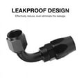 thumbnail image 4 of 1PCS AN6 AN8 AN10 Hose End Fitting Adapter Hose Separator for Oil/Gas/Fuel Line Hose 0/90 Degree, AN6-0 Degree, 4 of 8