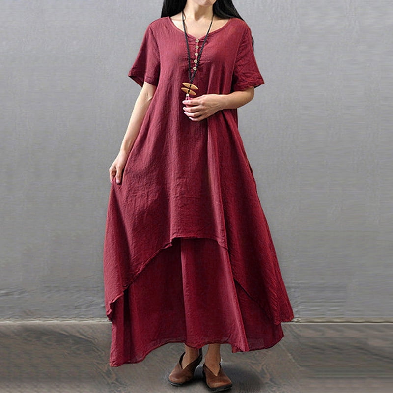 boho burgundy dress