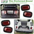 thumbnail image 2 of Golf Cart Taillight Kit for Yamaha G14 G16 G19 G22  DS with 3 Wire Wiring Plug Turn Signal And Brake Light Golf Cart Rear Tail Light OEM: 1017035, 2 of 6