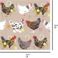 thumbnail image 3 of Ideal Home Range 20 Count Spatter Hens Linen Paper Cocktail Napkins, 3 of 6