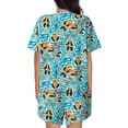 thumbnail image 3 of Lsque Lovely Sea Otters Women's Short-Sleeved Pajama Set - 2 Piece Soft and Lightweight Sleepwear Set-XX-Large, 3 of 9