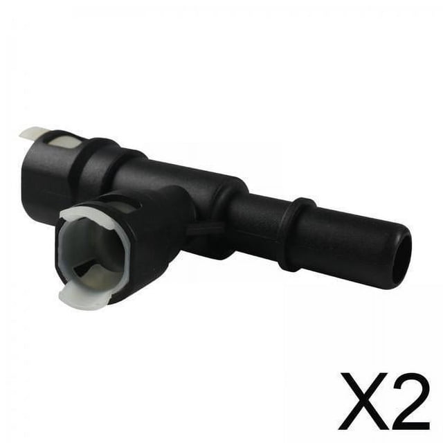 2 Conectores De Manguera De Calentador 19257 De Repuesto Para Escalade 2002-2014 Negro