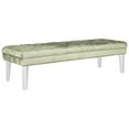 thumbnail image 5 of SAFAVIEH Abrosia Transitional Glam Tufted Bench, Black, 5 of 7
