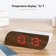 thumbnail image 4 of Qonioi LED Digital Alarm Clock, Large Display with Dimming Mode Temperature Display, Bedroom Desktop Clock, 4 of 7