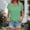 Green, variant on Womens V-Neck Tunic Top Dolman Sleeve Soft Stretchy Relaxed Fit Curved Hem Green S-XXL,Size 2XL