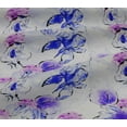 thumbnail image 6 of oneOone Viscose Jersey Blue Fabric Floral & Quilting Supplies Print Sewing Fabric By The Yard 60 Inch Wide, 6 of 7