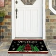thumbnail image 6 of Christmas Door Mats Outdoor 17x29 Inch, Welcome Door Mats for Front Door, Winter Christmas Tree Farmhouse Buffalo Plaid Doormats for Indoor or Outdoor Decorations, Merry Christmas Decor, 6 of 6