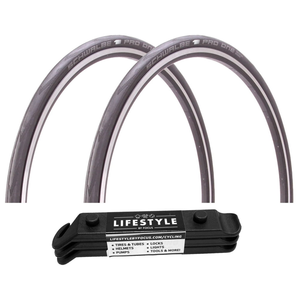 Schwalbe Pro One Tubeless Clincher Bike Tires (700x28c) 2Pack with