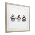 thumbnail image 3 of Stupell Industries Luxury Bakery Cupcake Trio Birch Framed Print Under Glass design by Amanda Greenwood, 13 x 16, 3 of 10