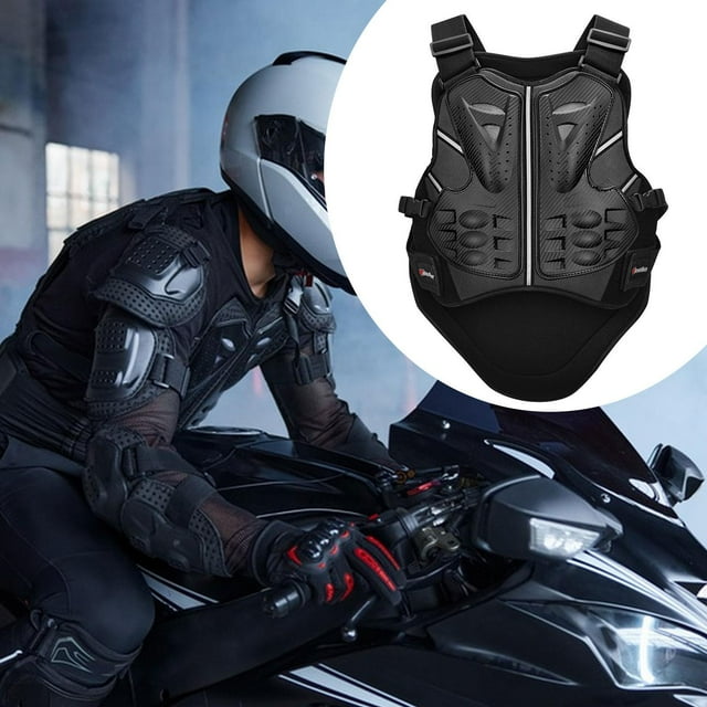 Colaxi Motorcycle Full Body Jacket Chest Protection Comfortable Breathable Back Protector Motos Protector for Motocross Skiing XL