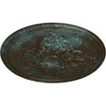 thumbnail image 3 of 40 5/8"OD x 1 3/4"P Milton Ceiling Medallion (Fits Canopies up to 7 7/8"), Hand-Painted Bronze Blue Patina, 3 of 6