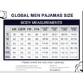 thumbnail image 5 of GLOBAL Men's Pajamas Sets 100% Cotton Flannel Sleepwear Long-Sleeve Top & Bottom Loungewear White&Blue Plaid S, 5 of 5