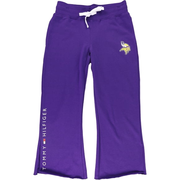 Pantalones deportivos Tommy Hilfiger Minnesota Vikings para mujer color morado pequeño