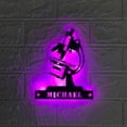 thumbnail image 2 of Handmadetneonsign Custom Scientist Microscope Metal Wall Art LED Light - Personalized Biologist Name, 2 of 4