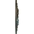 thumbnail image 4 of Ekena Millwork 23 5/8"OD x 3 7/8"ID x 2 1/8"P Jamie Ceiling Medallion (Fits Canopies up to 3 7/8"), Hand-Painted Bronze Blue Patina, 4 of 6