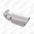 thumbnail image 2 of MBRP T5154 Exhaust Tail Pipe Tip  5 Inch Inlet; 6 Inch Outlet; T304 Stainless Steel; Round; Angle Cut; Rolled Edge; 15 Inch Length, 2 of 5